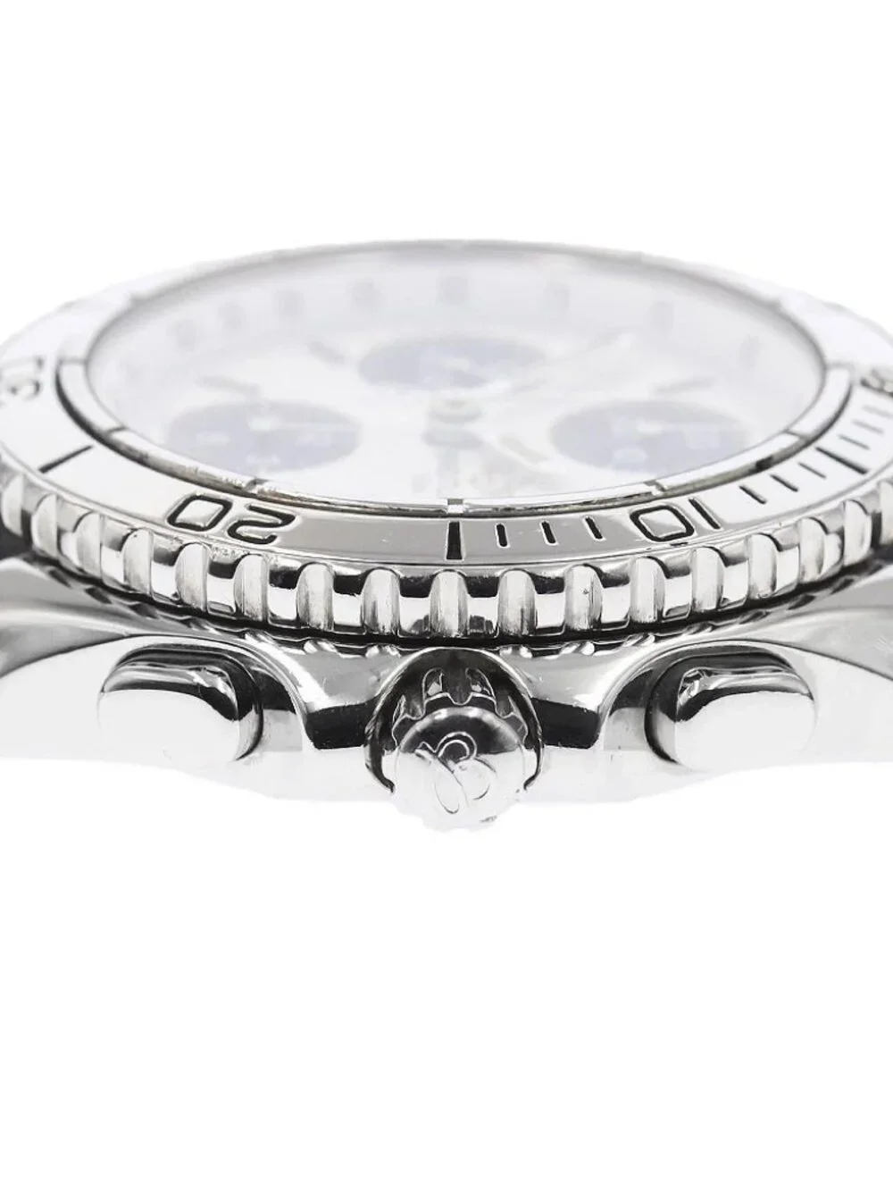 BREITLING Chrono Shark A13051 Date White / black Dial Automatic Men's_968310